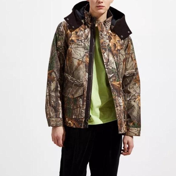 NWOT G.H. Bass & Co. x Real Tree Men's Camo Hunting Jacket Size Medium - Picture 1 of 16